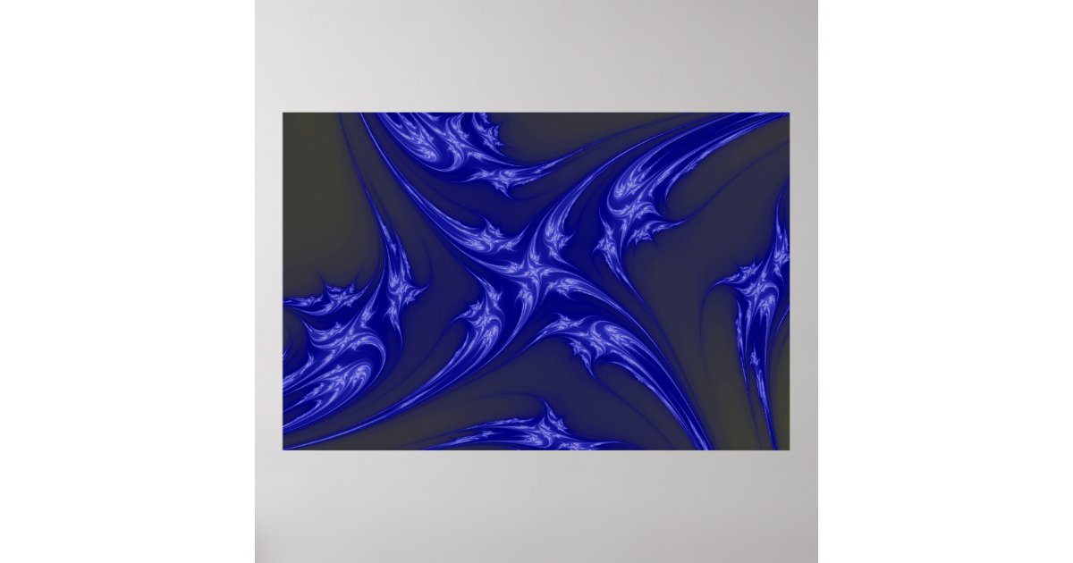 blue star poster | Zazzle