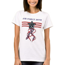 Blue Star Ribbon Air Force Mom