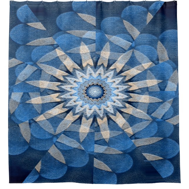 Blue Star...... Shower Curtain (Front)