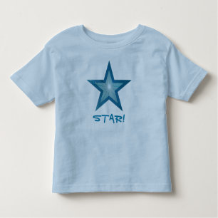 Blue Star 'STAR!' toddler t-shirt blue