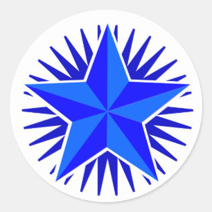 Blue Star Sticker