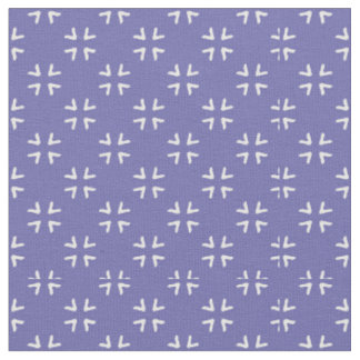 Blue Star - Surface Pattern Design as Fabric