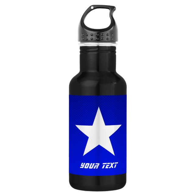 Blue Star Water Bottle (Front)