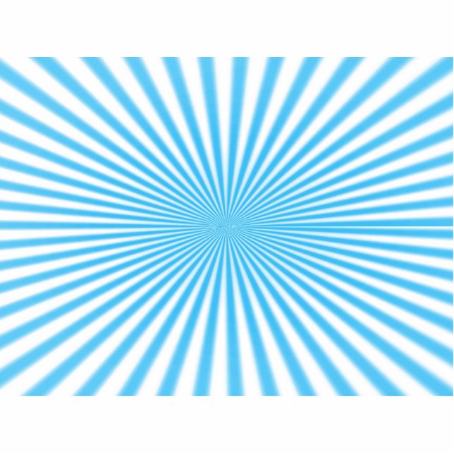 blue starbust cool design statuette (Front)