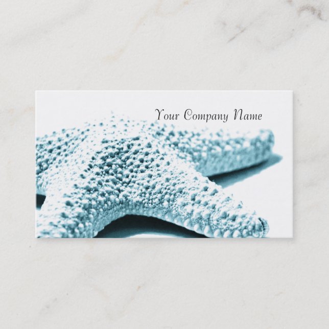 Blue Starfish Business Card (Front)