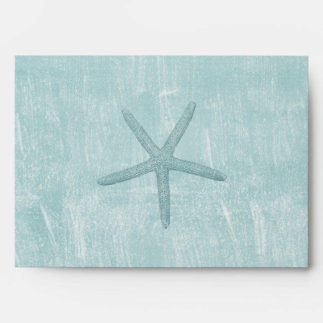 Blue Starfish Envelope (Front)
