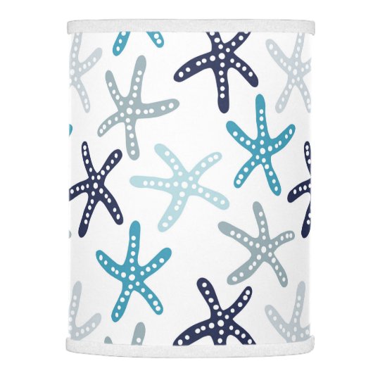Blue Starfish Pattern Lamp Shade (Right)