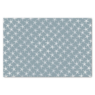 Blue Starfish Tropical Pattern Tissue Paper