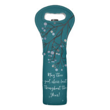 Blue Starry Night Custom-Branded Wine Tote
