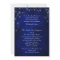 Blue Starry Night Formal Wedding Invitation