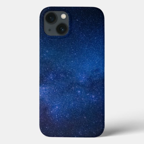 Blue starry night sky  Zazzle_Growshop iPhone 13 Case