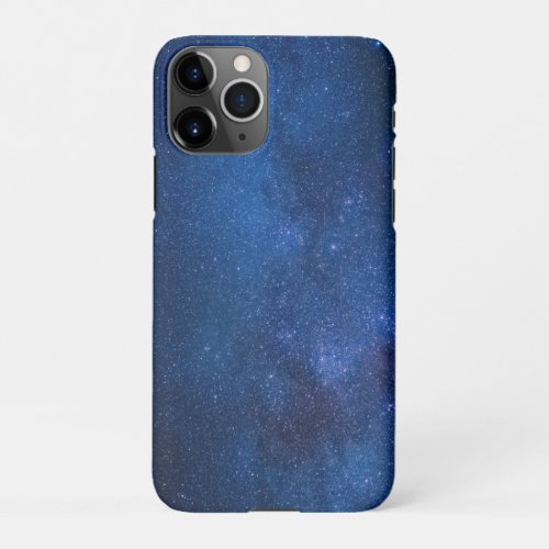 Blue starry night sky  Zazzle_Growshop iPhone 11Pro Case