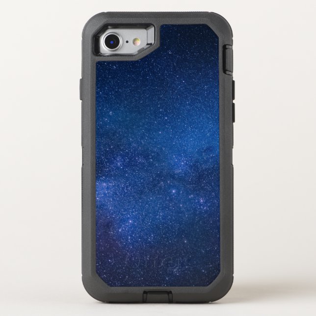 Blue starry night sky | Zazzle_Growshop. Otterbox iPhone Case (Back)