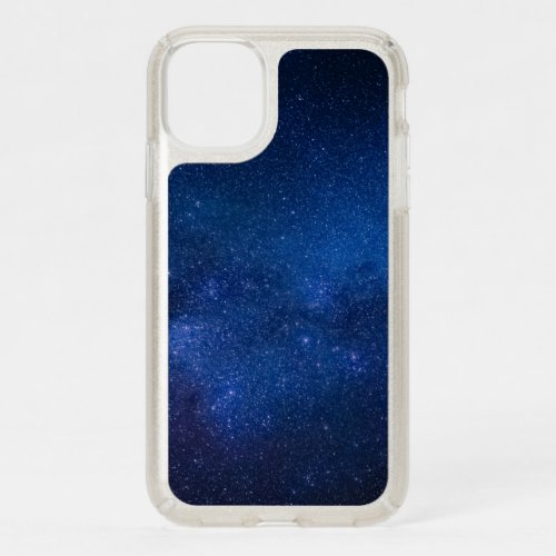 Blue starry night sky  Zazzle_Growshop Speck iPhone 11 Case