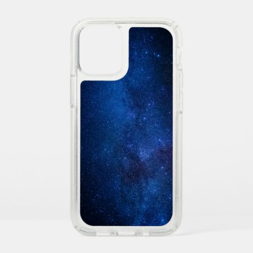 Blue starry night sky  Zazzle_Growshop Speck iPhone 12 Mini Case