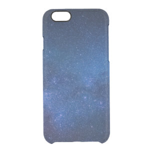 Blue starry night sky Zazzle_Growshop. Clear iPhone 6/6S Case