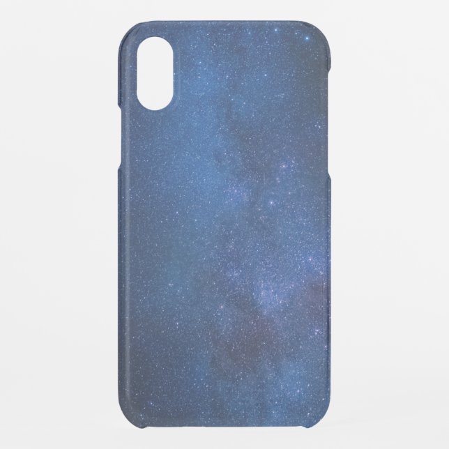 Blue starry night sky | Zazzle_Growshop. Uncommon iPhone Case (Back)