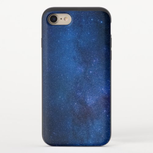 Blue starry night sky  Zazzle_Growshop iPhone 87 Slider Case