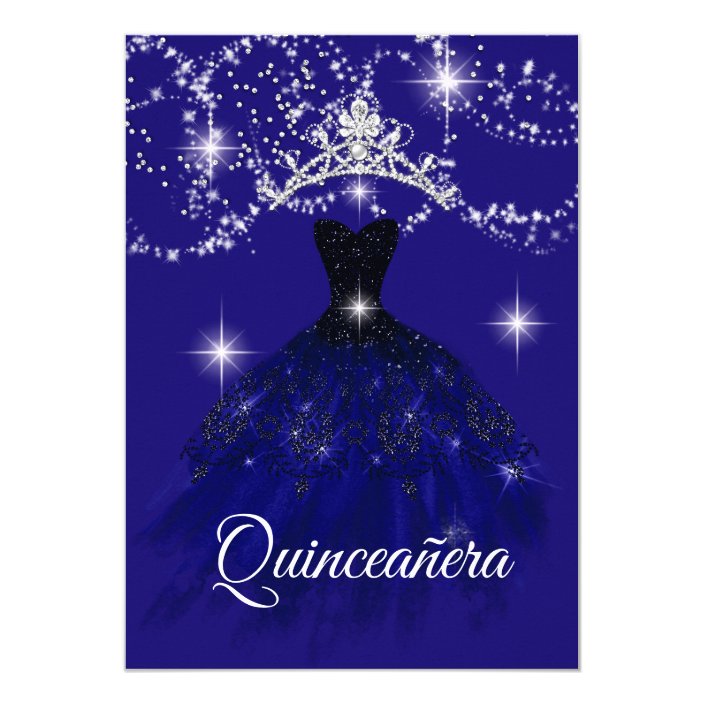 starry night quinceanera dress