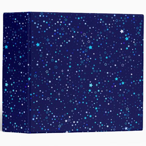 Blue Stars 2 3 Ring Binder