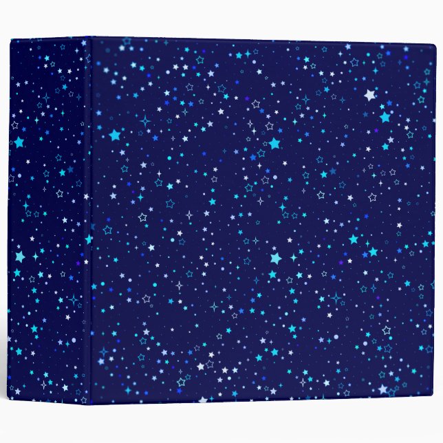 Blue Stars 2 3 Ring Binder (Front/Spine)