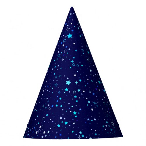 Blue Stars 2 Party Hat