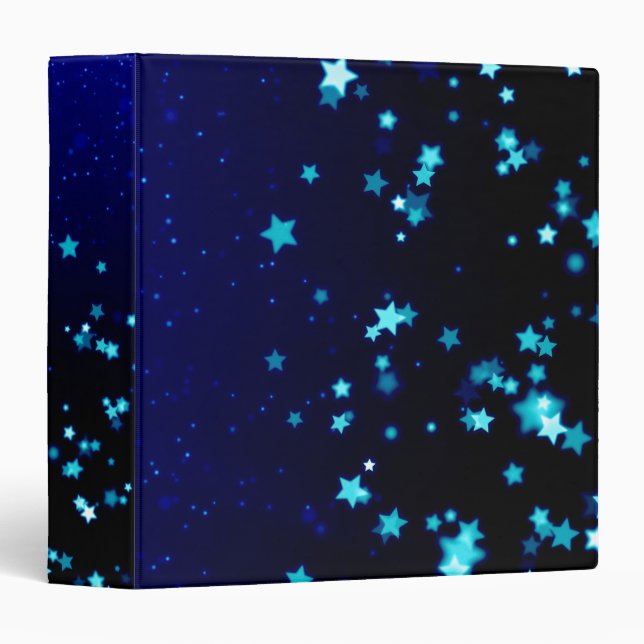 Blue Stars Binder-Your Custom Avery Signature 1.5" Binder (Front/Spine)