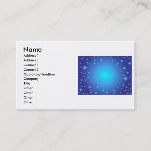Blue Stars Business Card