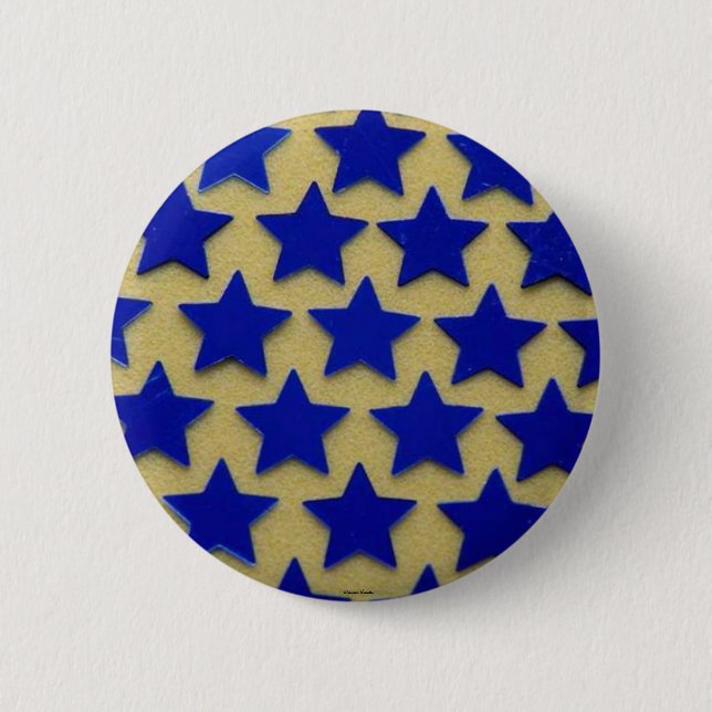 Blue Stars Button (Front)