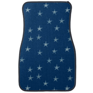 Blue Stars Car Floor Mat