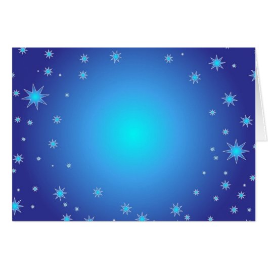 Blue Stars Cards (Front Horizontal)