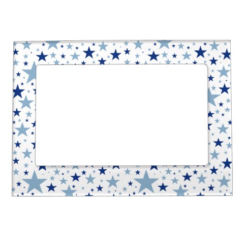Blue Stars custom picture frame