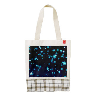 Blue Stars - Custom Zazzle HEART Tote
