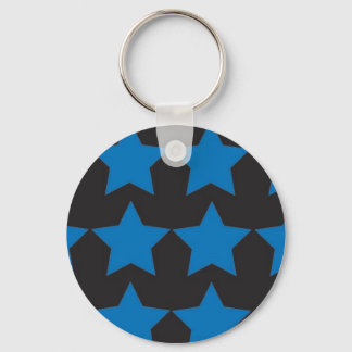 Blue Stars Keychain