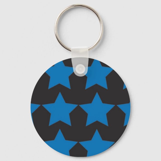 Blue Stars Keychain (Front)