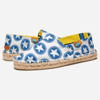 Blue Stars Pattern Espadrilles