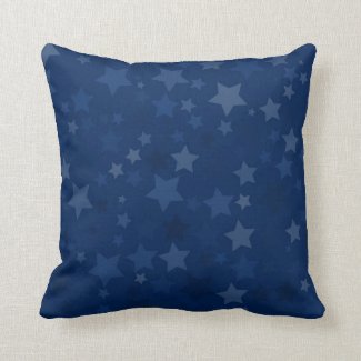 Blue Stars Pillow