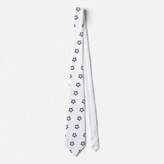 Blue Stars with Music Notes Tie