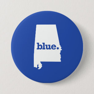 BLUE STATE ALABAMA BUTTON