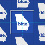 BLUE STATE GEORGIA FABRIC