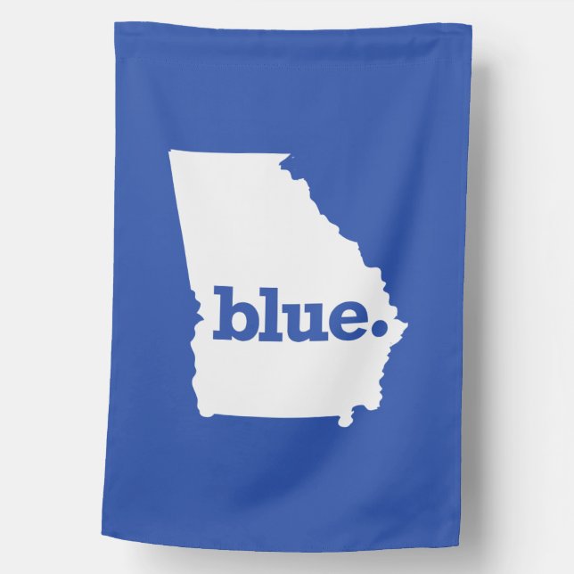 BLUE STATE GEORGIA HOUSE FLAG (Front)