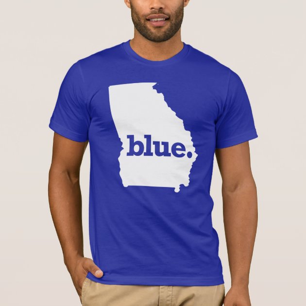BLUE STATE GEORGIA T-Shirt | Zazzle.com