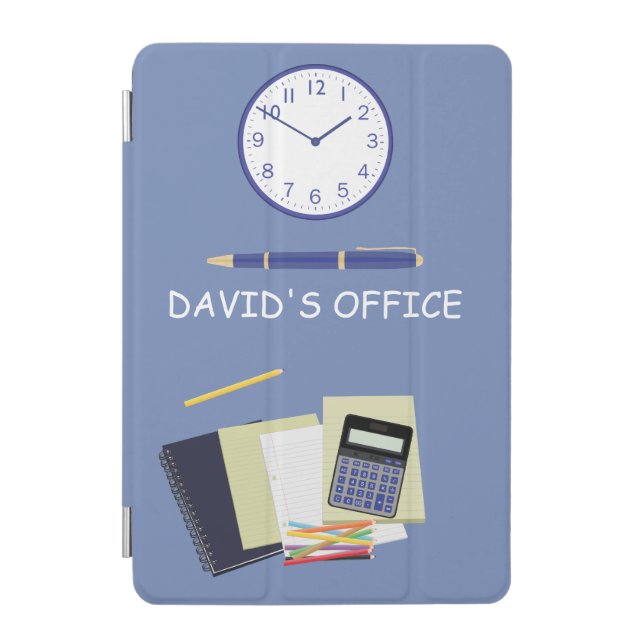 Blue stationery Smart cover (Front)