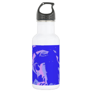 Blue Statue of Liberty Stainless Steel Water Bottle