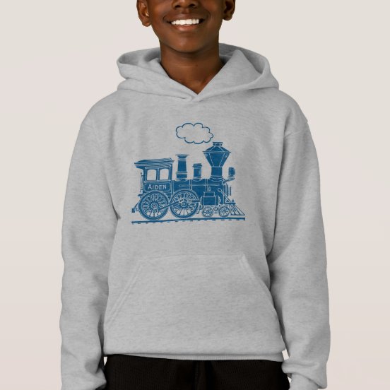 Train Kids' Hoodies & Sweatshirts | Zazzle