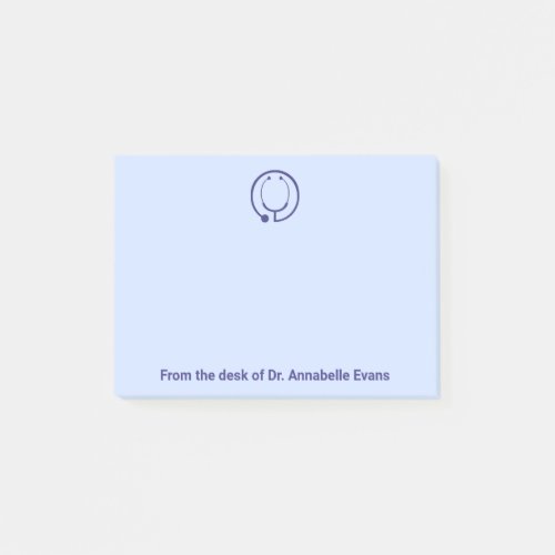 Blue Stethoscope Personalize Notes