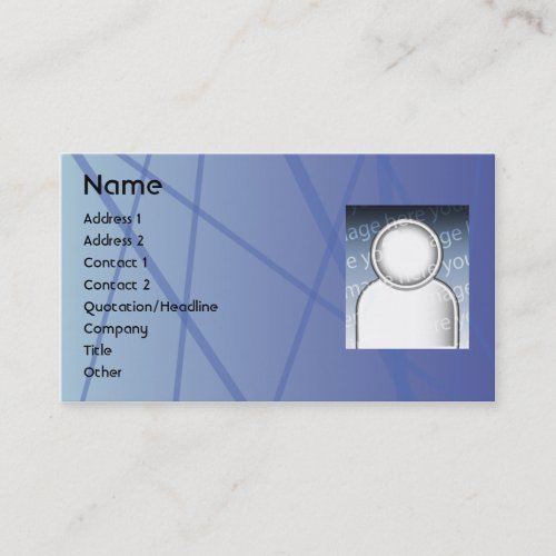Blue Sticks - Business Business Cards