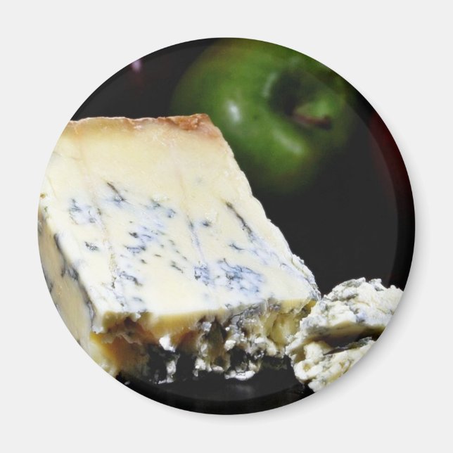 Blue Stilton Cheese Magnet (Front)