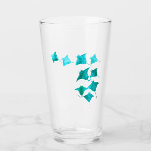 Blue Stingrays Glass