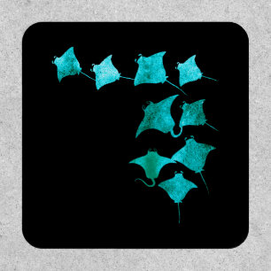 Blue Stingrays Patch